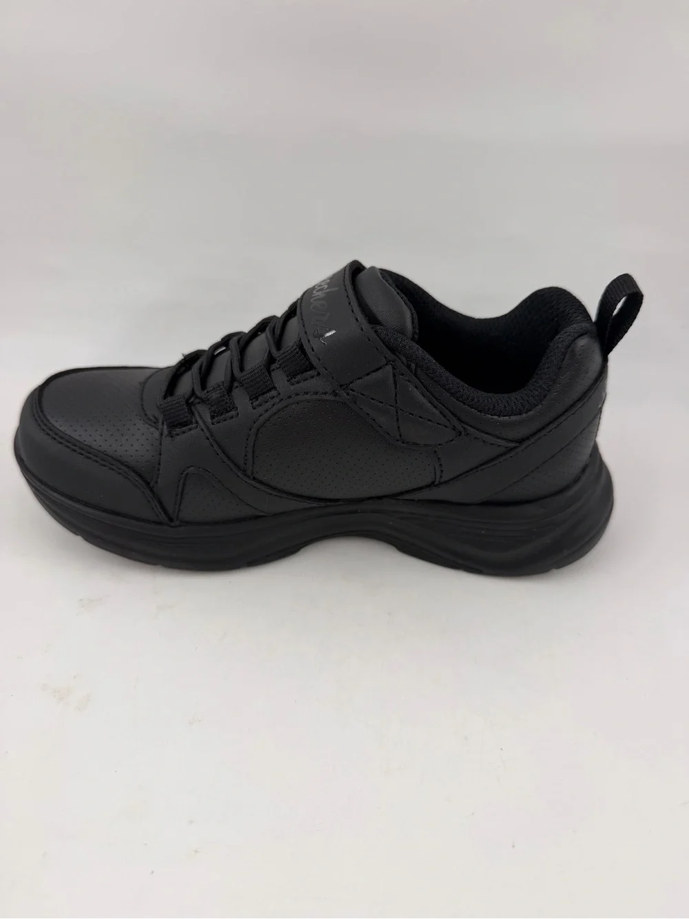 Skechers Kids' Black Athletic Sneakers -SZ 11.5- - Easy Hook & Loop Closure